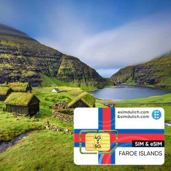 Sim Du Lịch Faroe Islands 15 Ngày Tốc Độ Cao